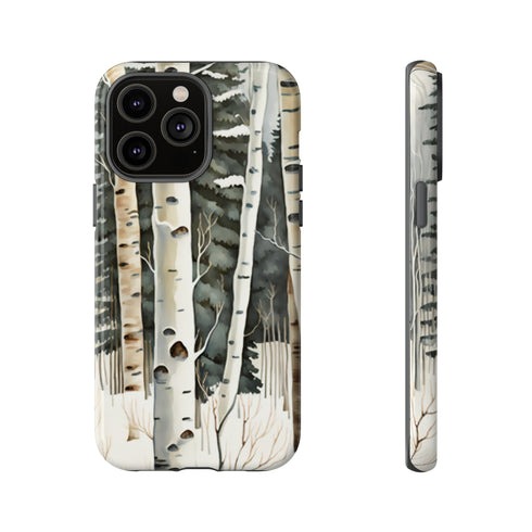 Winter Aspen Trunks - Impact Resistant Phone Case
